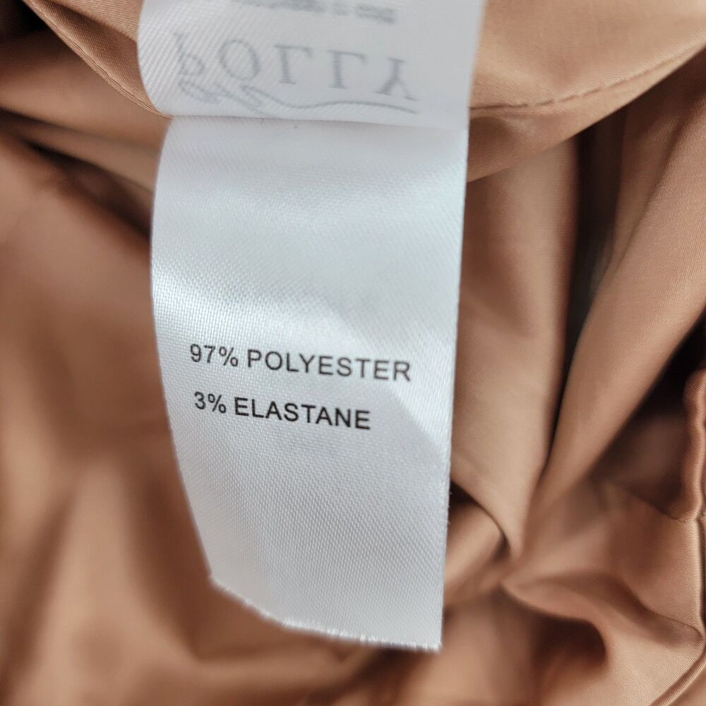 Oh Polly Womens 8 Tan Rouched Spaghetti Strap Underwire B Bra Bodycon Dress NWT - Picture 12 of 13